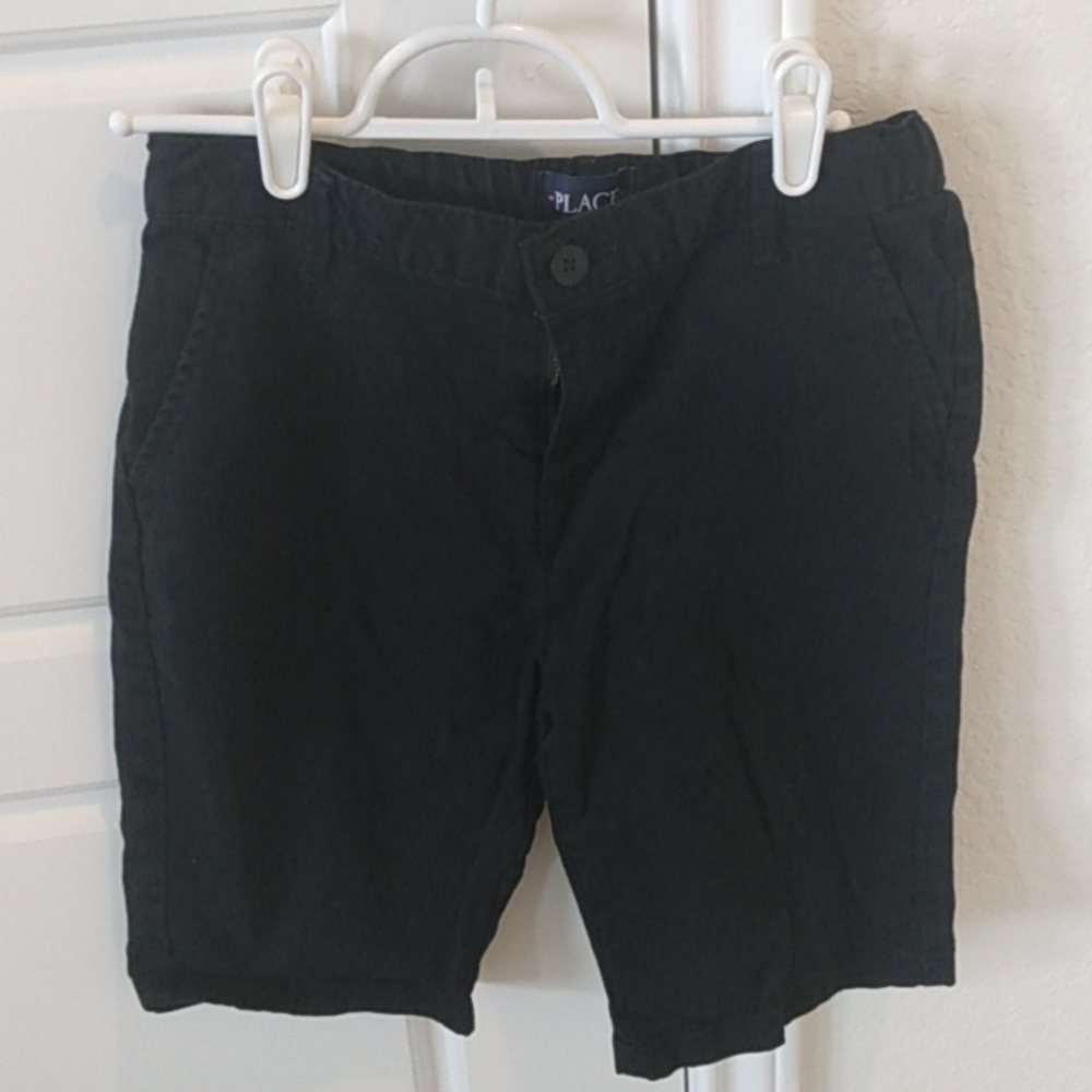Girl's Black Casual Shorts